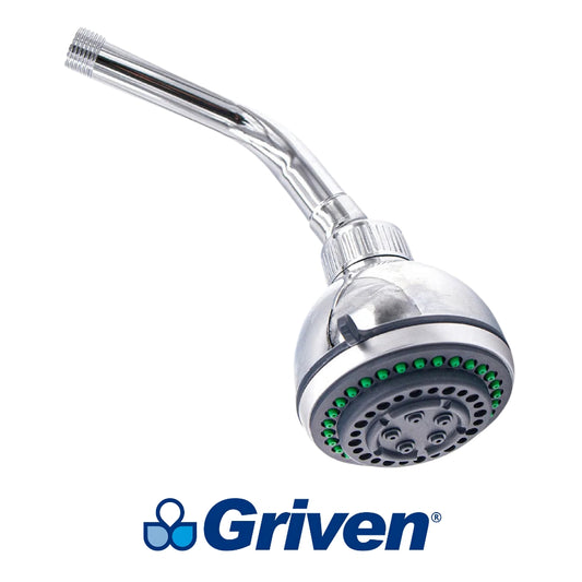 REGADERA PARA DUCHA 3 PULGADAS CON EXTENSION GRIVEN A367-R508