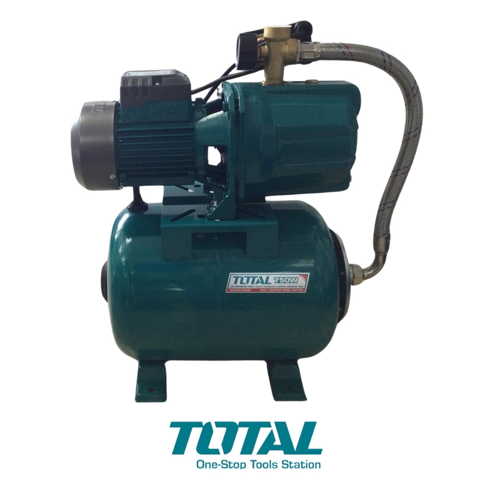 BOMBA DE AGUA PERIFERICA TOTAL 1 HP 1 PULGADAS X 1 PULGADAS C/TANQUE DE PRESION UTWP47506