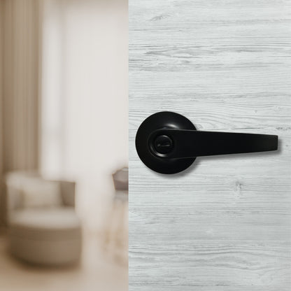 CERRADURA DE MANIJA DE BAÑO NEGRO MATE 3802 LOCKPRO