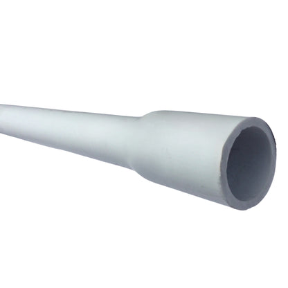 TUBO PVC SANITARIO 12MM-1/2 PULGADASX20' SCH 40 C/C