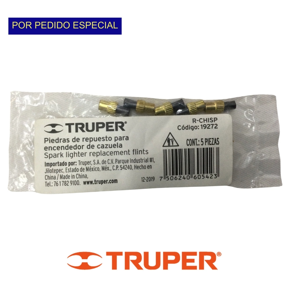 REPUESTO PIEDRA DE CHISPERO PARA SOLDADOR (5 PIEDRAS)