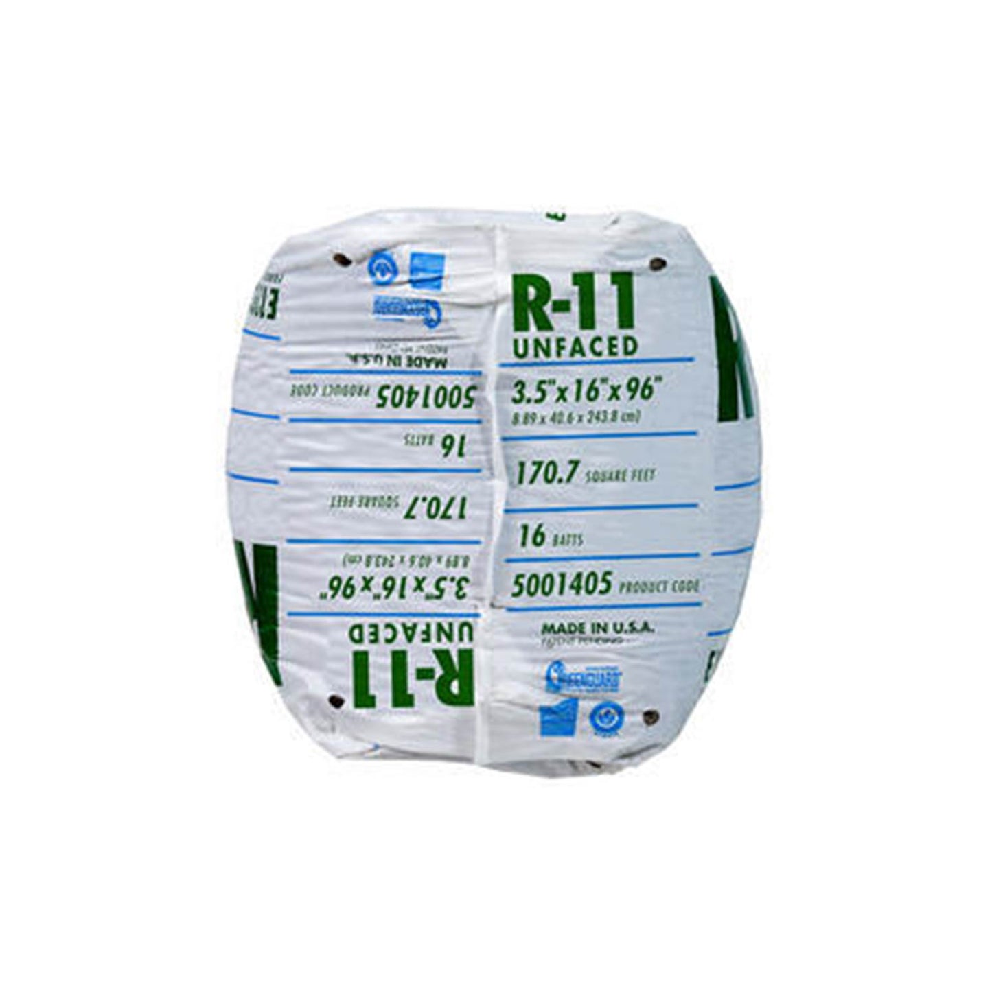 AISLANTE ECOBATTS 16 KNAUF R11 3.5 PULGADAS X 16 PULGADAS X 96  PULGADAS (15.86 M2) 5001405/NFGB81V