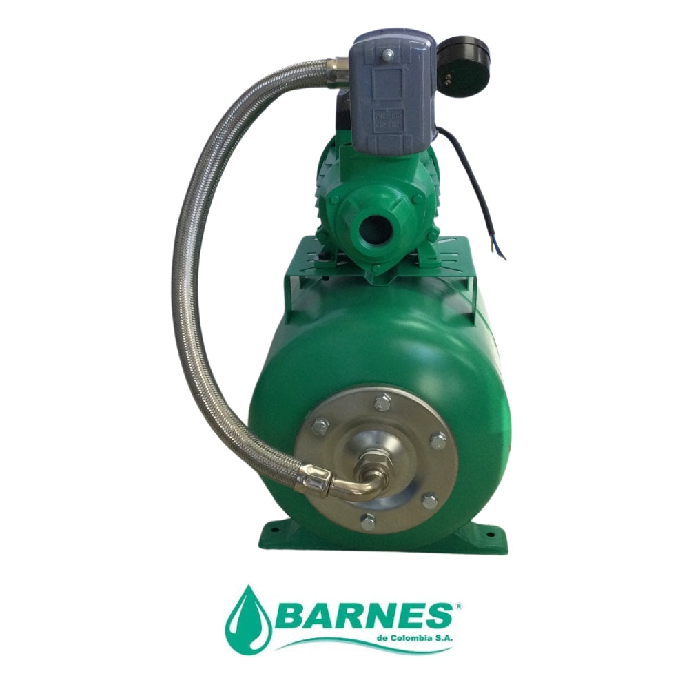 BOMBA DE AGUA PERIFERICA 110V/220V DE 1 HP CON TANQUE PRESION DE 24 L 1J2107