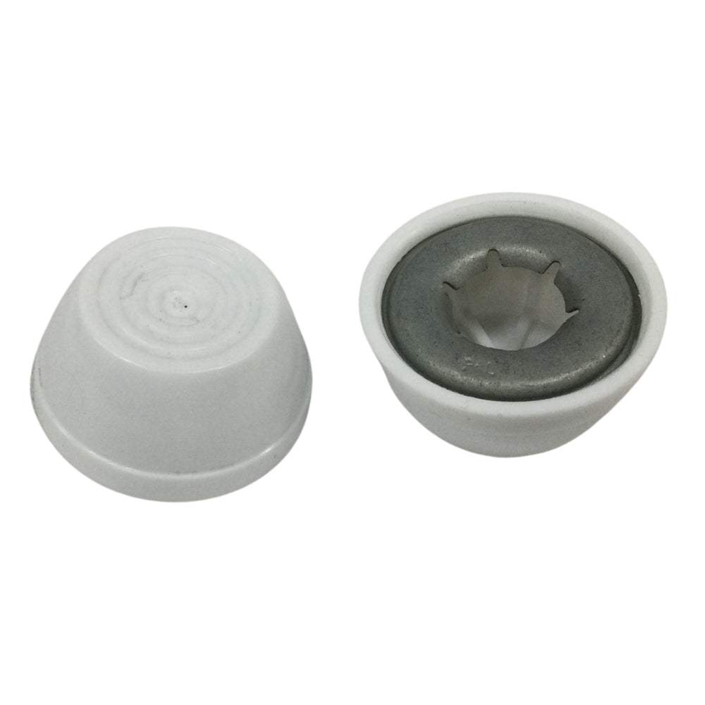 TUERCA PLASTICA A PRESION BLANCA 1/2 PULGADAS
