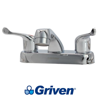 LLAVE DOBLE DE LAVAMANOS CROMADO GRIVEN A367-15061A