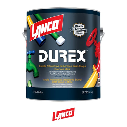 PINTURA DE ESMALTE ANTICORROSIVO DUREX BLANCO GAL DE716-4 LANCO