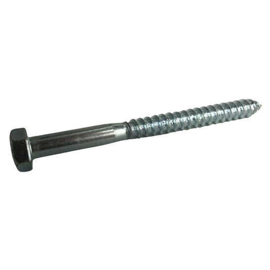 TORNILLO TIRAFONDO HEXAGONAL ZINCADO ACERO GRADO 2 5/16 PULGADAS x 2-1/2 PULGADAS