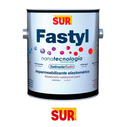 PINTURA IMPERMEABILIZANTE SUR FASTYL NEGRO GALON