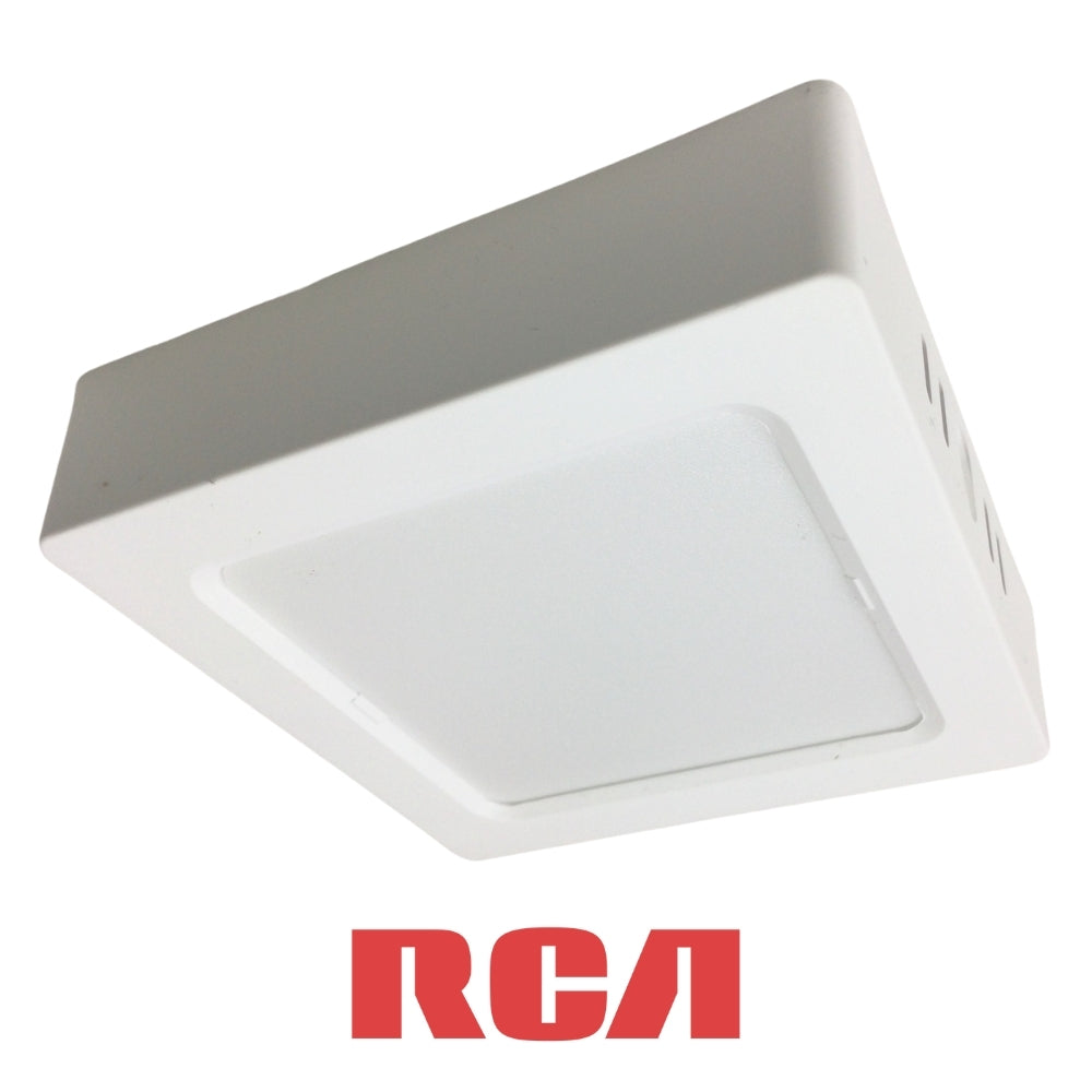 PANEL LED SOBREPUESTO CUADRADO LUZ BLANCA 6W 85-277V 390LM RCA (RLCSLD6W)