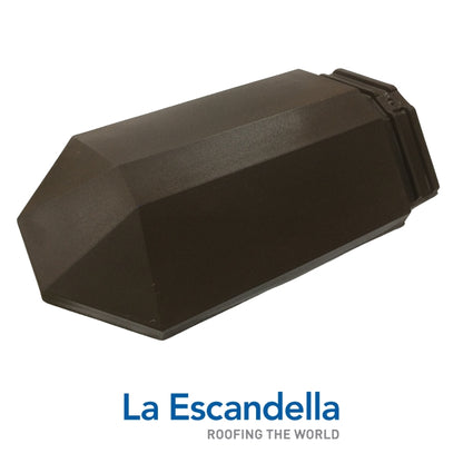 REMATE CUMBRERA ANGULAR MARRON KLINKER ESCANDELLA Q122MK