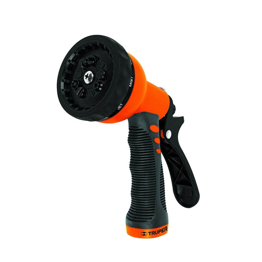PISTOLA PLASTICA CON RECUBRIMIENTO DE 9 FUNCIONES TRUPER