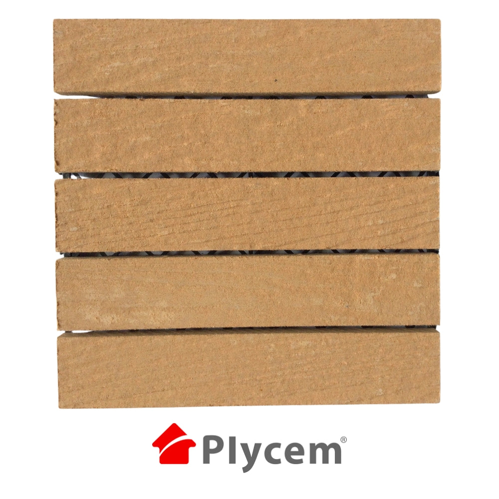 DECK MODULAR  PLYCEM MADERA 30CM X 30CM X 14MM PQT 6 UNI. (0.54M2) 1330392