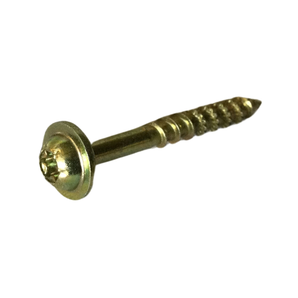 TORNILLO DE GABINETE ZINC AMARILLO #9 x 1-1/2 PULGADAS