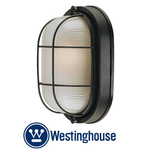 LAMPARA DE PARED OVAL EXTERIOR 60W E27 NEGRO