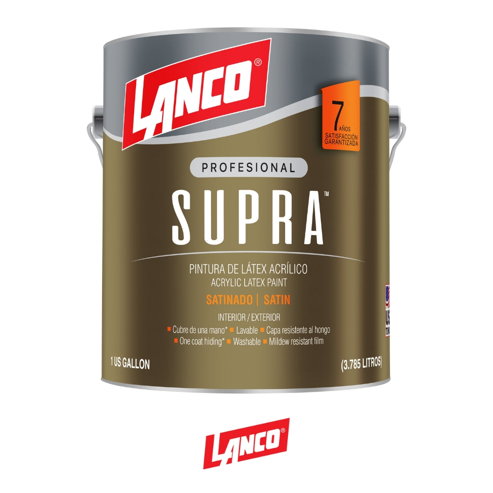 PINTURA BASE PARED SUPRA SATIN DEEP GL VA3683-4 LANCO