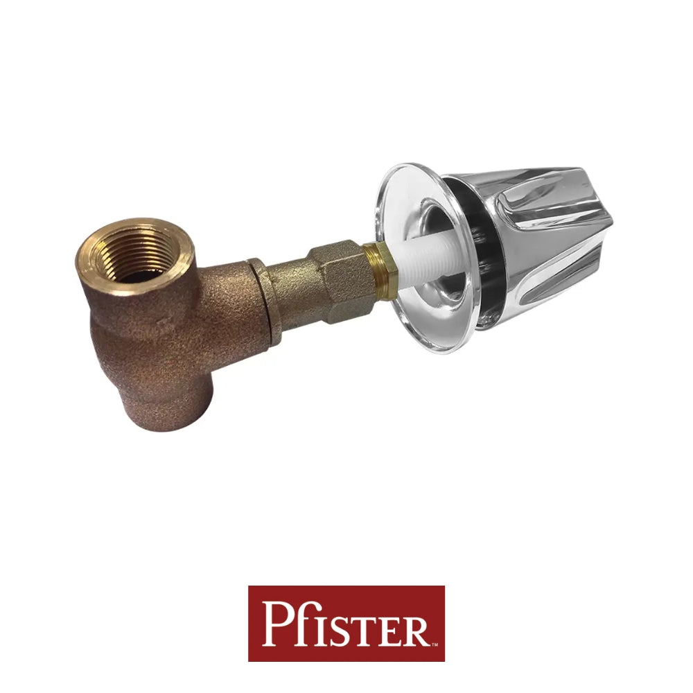 LLAVE DE BAÑO SENCILLA DE 1/2 PULGADA CON ROSCA PRICE PFISTER 0131110-PF / 0131130-PF
