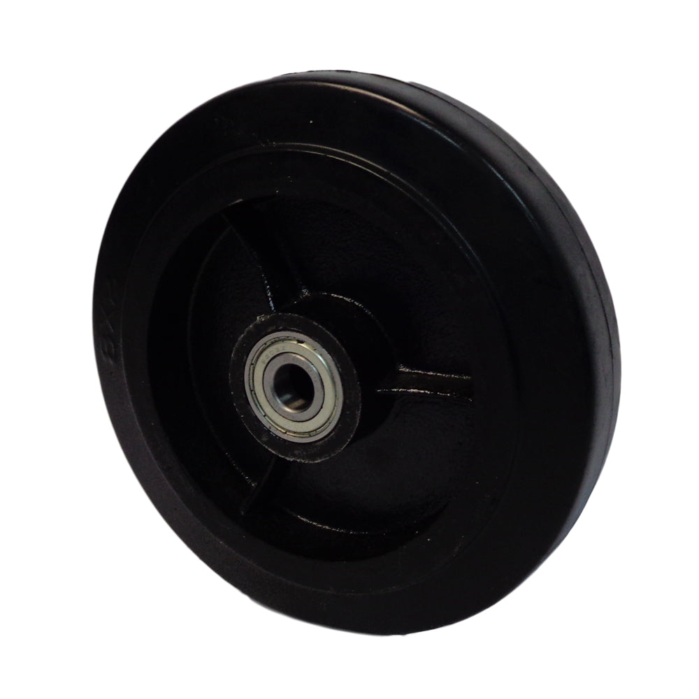 RUEDA PARA CARRETILLA 8 PULGADAS X 2 PULGADAS X 5/8 PULGADAS  5 HUECOS K.K. MIDAS