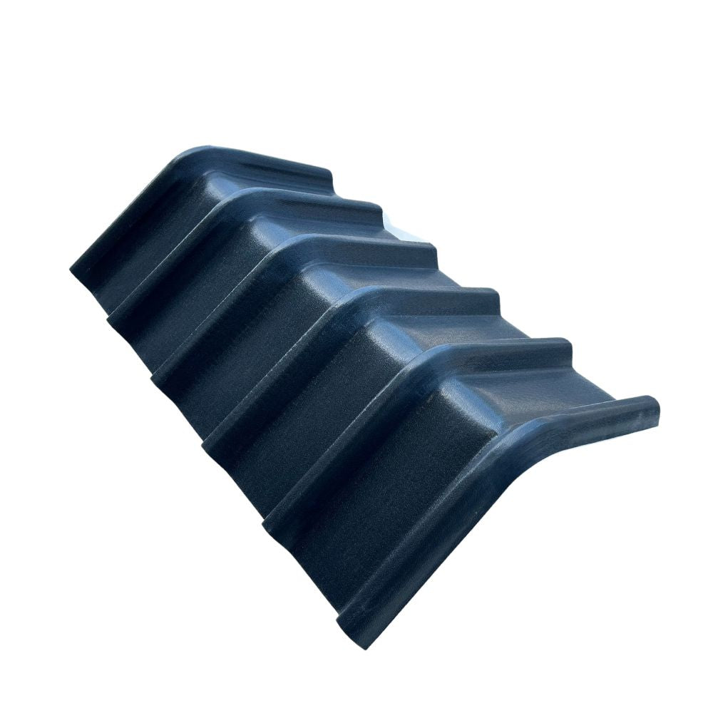 CABALLETE FIBERGLASS REFORZADO CON UPVC + RESINA COLOR GRIS  (600MM X 2.01MM)