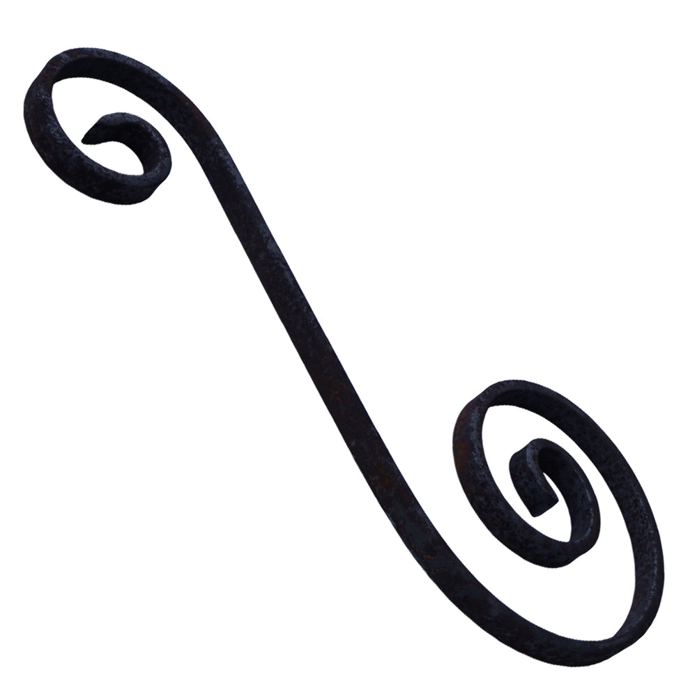 ESPIRAL DE HIERRO FORJADO 12X6X120X290mm - 74/14