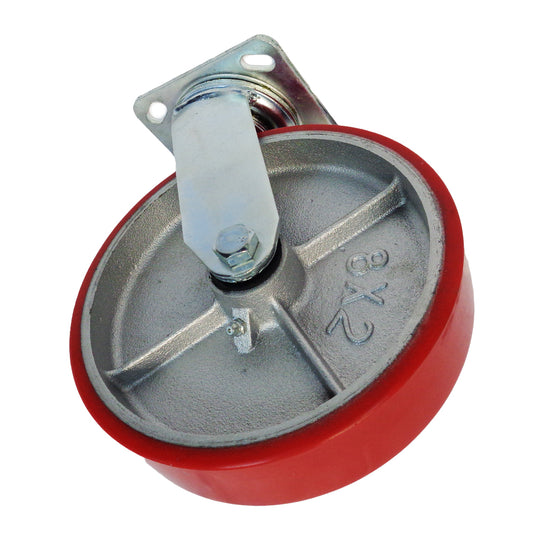 RODAJA DE POLIURETANO GIRATORIA 8 PULGADAS X 2 PULGADAS 400 KILOGRAMOS K.K. MIDAS