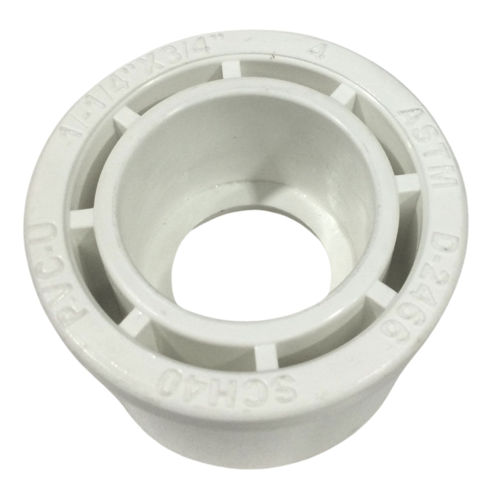 REDUCCION PVC 1-1/4 PULGADAS X 3/4 PULGADAS SCH-40