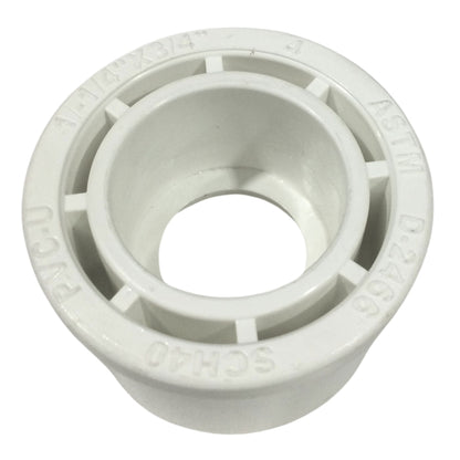 REDUCCION PVC 1-1/4 PULGADAS X 3/4 PULGADAS SCH-40