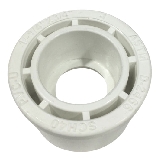 REDUCCION PVC 1-1/4 PULGADAS X 3/4 PULGADAS SCH-40