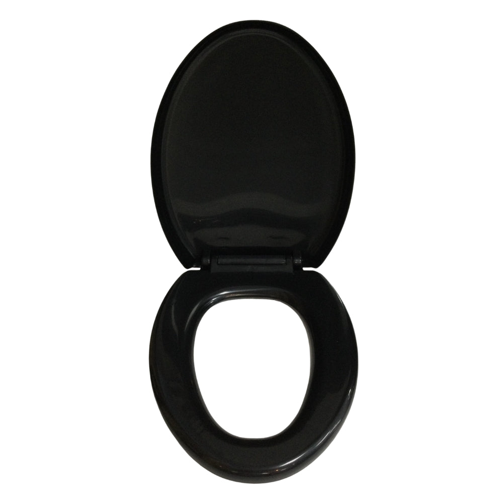 ASIENTO PARA INODORO ELONGADO BALTIC COLOR NEGRO