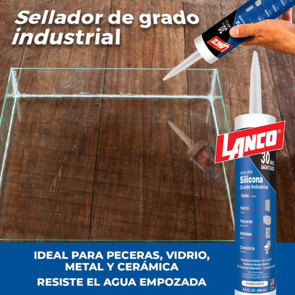SILICON INDUSTRIAL TRANSPARENTE 10 OZ SS896-18
