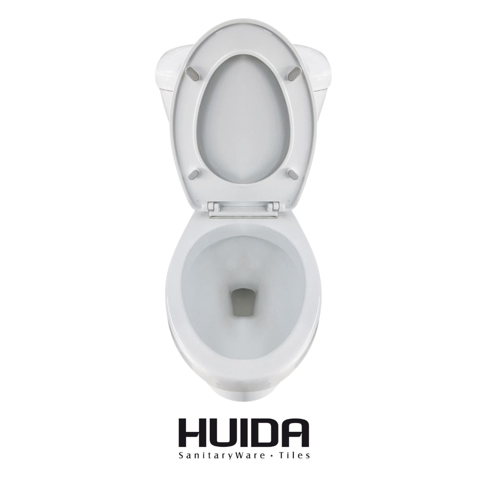INODORO DOS PIEZAS ELONGADO COLOR BLANCO HUIDA