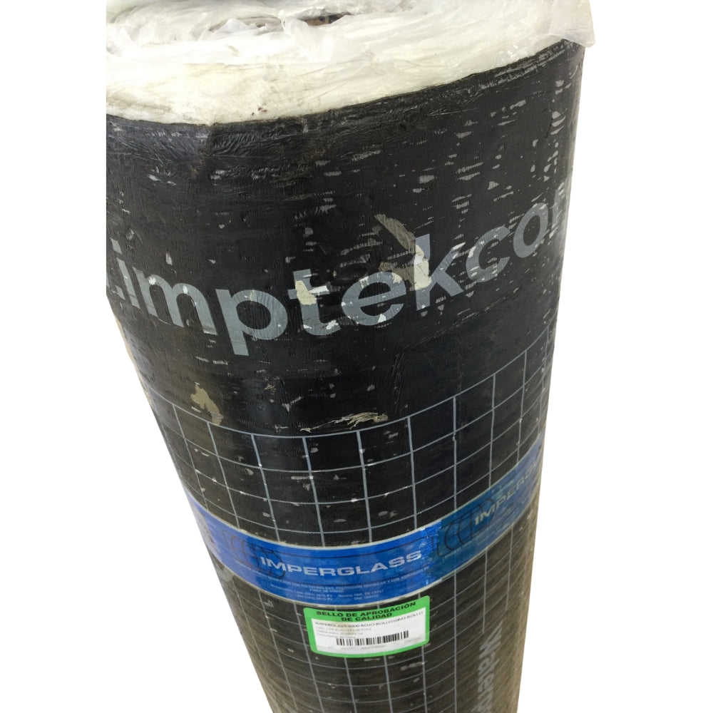 MANTO ASFALTICO IMPERGLASS 3000 ROJO (1M X 10M) IMPTEK