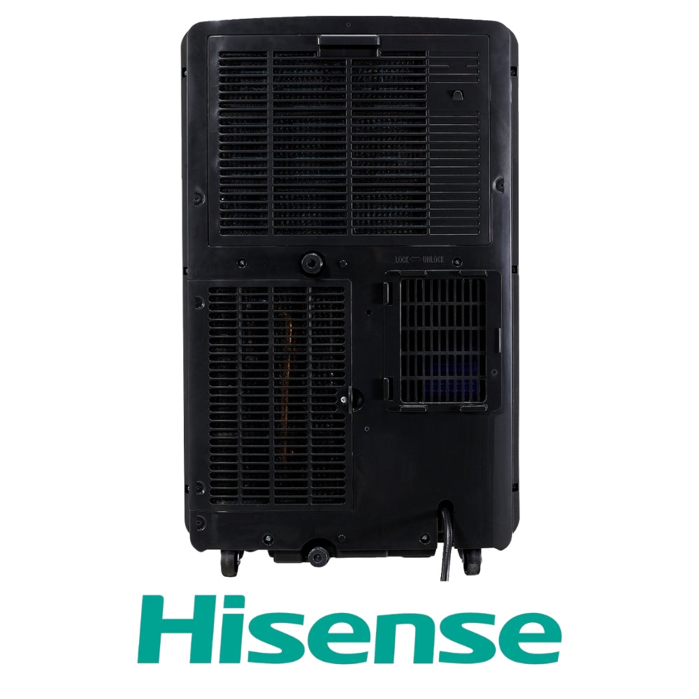 AIRE ACONDICIONADO PORTÁTIL HISENSE, 14K BTU, ON/OFF, WIFI R32 NEGRO (AP-14CW1RNXS20)