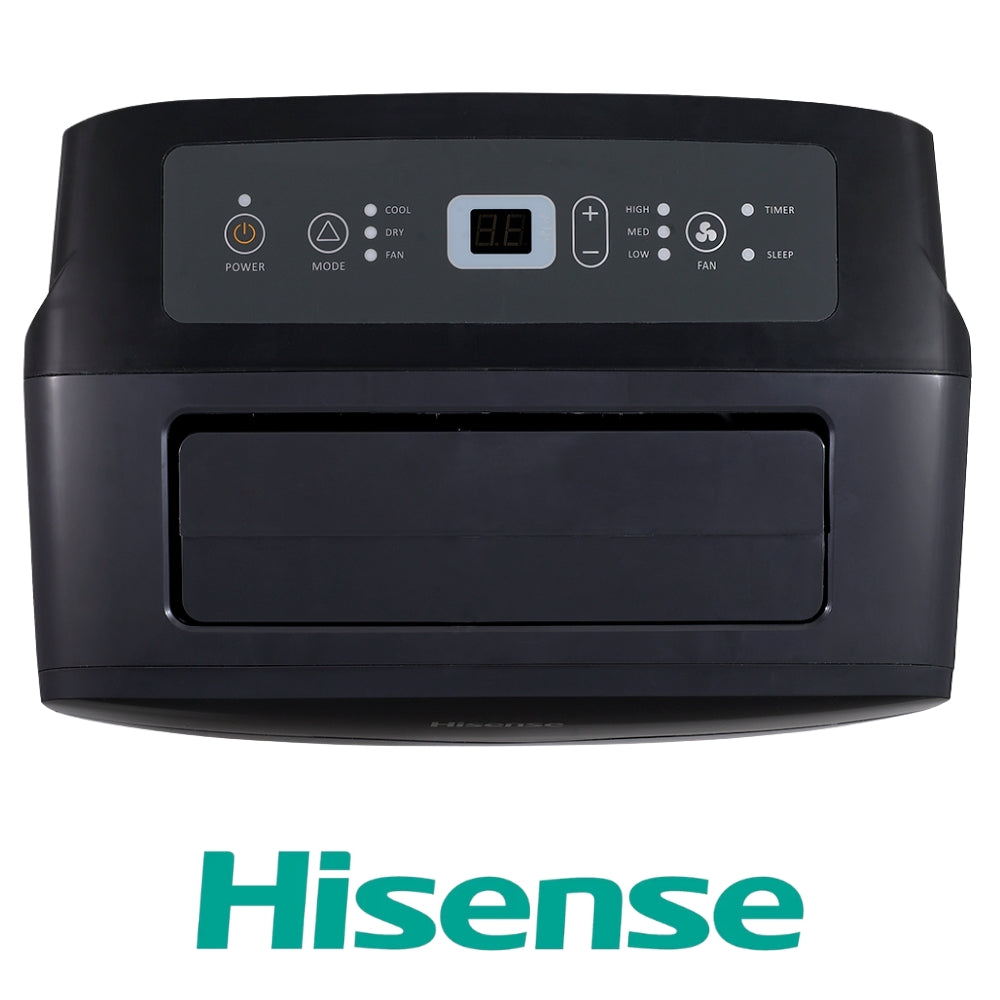 AIRE ACONDICIONADO PORTÁTIL HISENSE, 14K BTU, ON/OFF, WIFI R32 NEGRO (AP-14CW1RNXS20)
