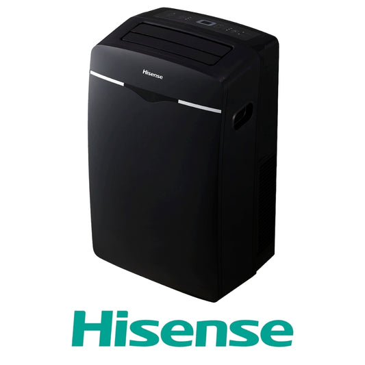AIRE ACONDICIONADO PORTÁTIL HISENSE, 14K BTU, ON/OFF, WIFI R32 NEGRO (AP-14CW1RNXS20)