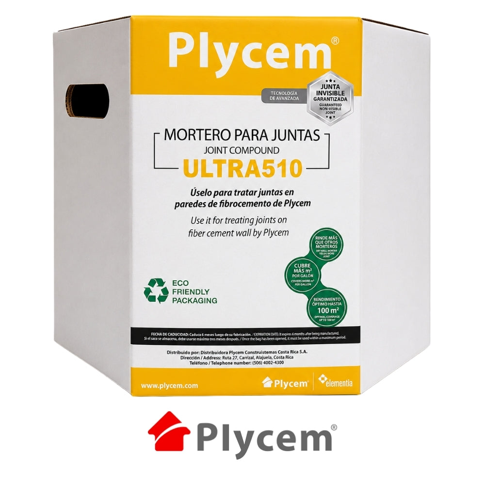 MORTERO PLYROCK PARA JUNTAS ULTRA 510 25KG 74742 PLYCEM