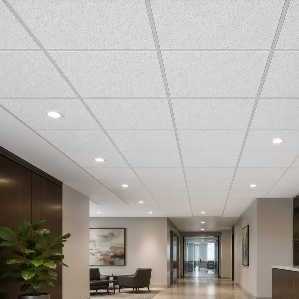 CIELO RASO DE FOAM  610mm x 1220mm x 15mm AZTECA (2X4X5/8 PULGADAS )