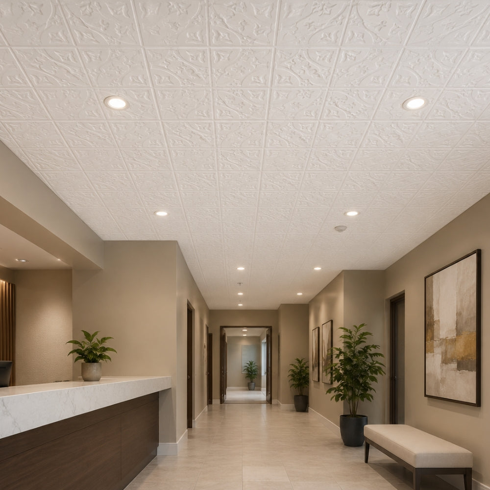 CIELO RASO DE FOAM  610mm x 1220mm x 15mm IMPERIAL (2x4x5/8 PULGADAS )
