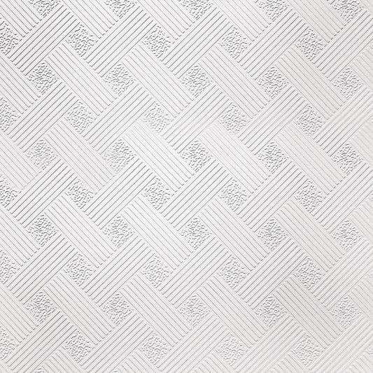 CIELO RASO DE YESO 610mm x 610mm DE 7mm BASQUET SKYLINE (2X2X7mm)