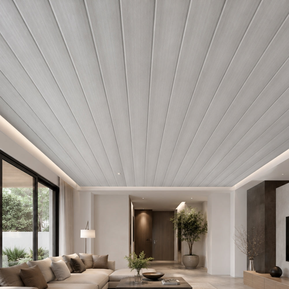 TABLILLA PLAST  LAMINADO MAPLE 8MM X 25CM X 5.9M P/INTERIORES GOLD  ONDULADA CON 2 DIV#200681900/2129962400