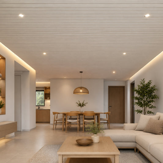 TABLILLA PLAST  LAMINADO SIDING MAPLE 8MM X 25CM X 5.9M P/INTERIORES GOLD  #2006901700