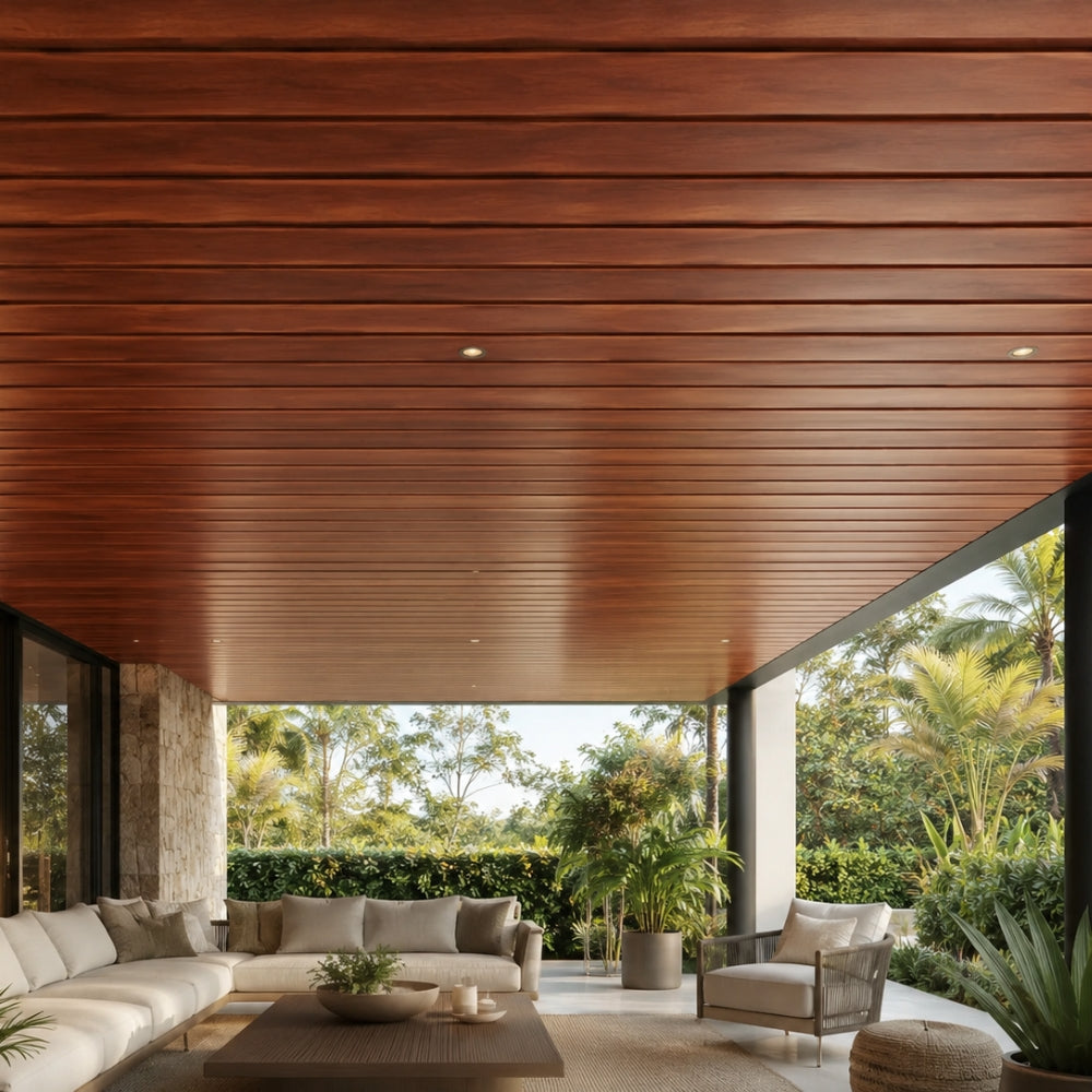 TABLILLA PLAST LAMINADO MADERA  5.9M*25CM*8MM ONDULADA CON 3 DIV.
