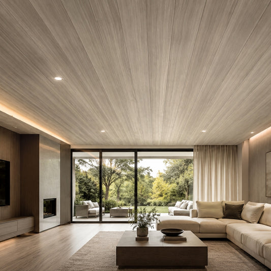 CIELO RASO PVC ROBLE CLARO 7MM X 20CM X 5.9M YS20-10