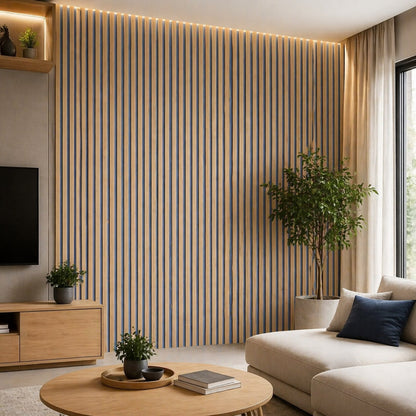 PANEL WPC ACUSTICO INTERIOR YYS-ASP01 2400X600X21MM
