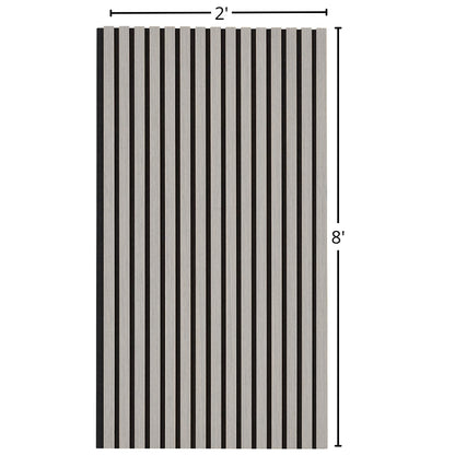 PANEL WPC ACUSTICO INTERIOR YYS-ASP02 2400X600X21MM