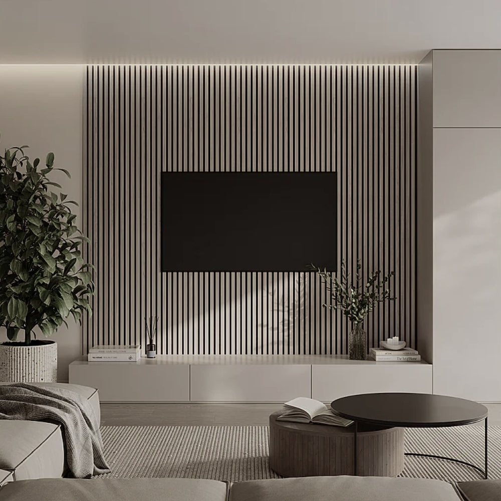 PANEL WPC ACUSTICO INTERIOR YYS-ASP02 2400X600X21MM