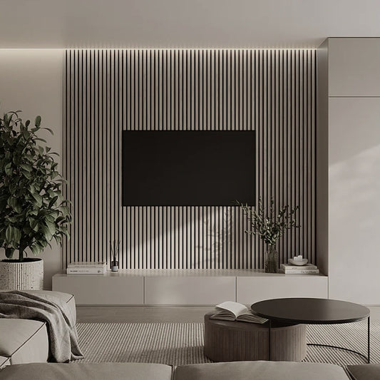 PANEL WPC ACUSTICO INTERIOR YYS-ASP02 2400X600X21MM