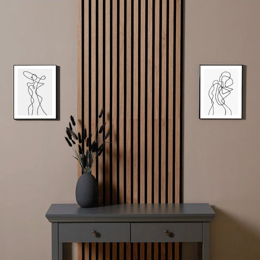 PANEL WPC ACUSTICO INTERIOR YYS-ASP03 2400X600X21MM