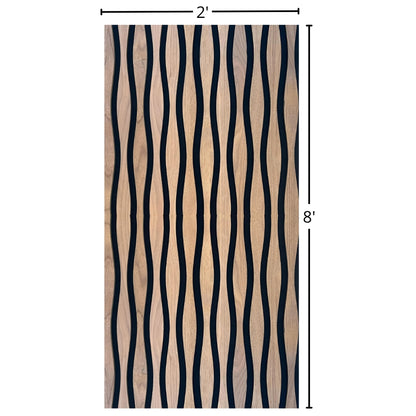 PANEL WPC ACUSTICO INTERIOR YYS-ASP04 2400X600X21MM