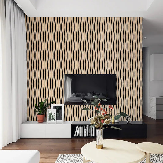PANEL WPC ACUSTICO INTERIOR YYS-ASP04 2400X600X21MM
