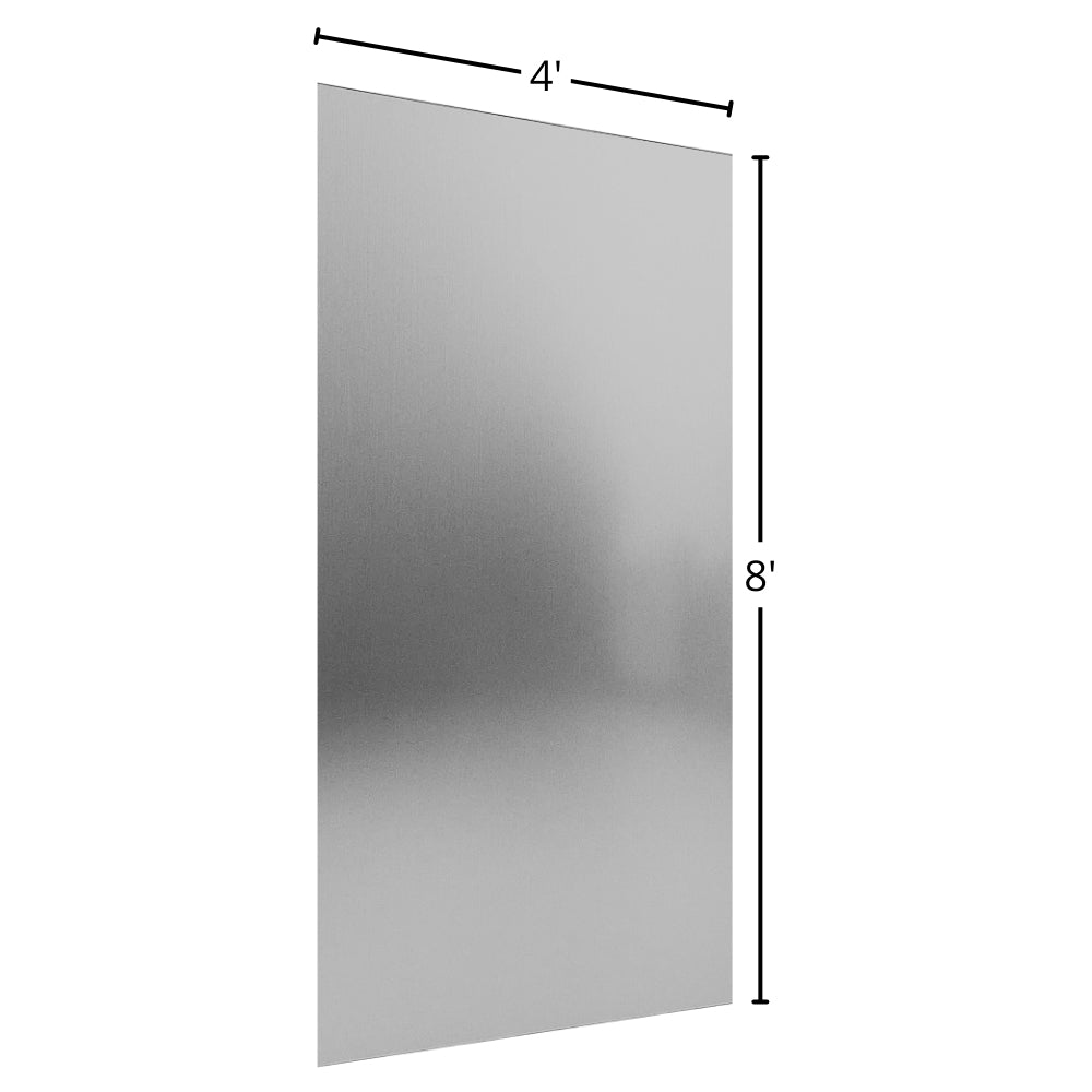 PANEL BAMBOO CHARCOAL WOOD VENEER  - SILVER MIRROR 1.22 X 2.44 M X 8 MM